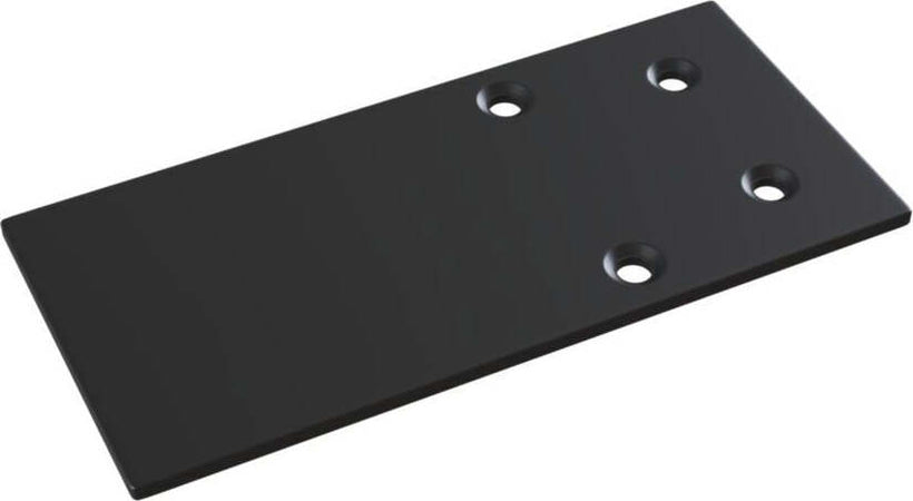 Piastra-Per-Binario-Moderno-Alluminio-Nero-Spessa-8Cm