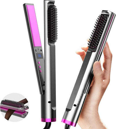 Piastra-per-capelli-multifunzionale-3-in-1-ferro-arricciacapelli-e-pettine-con-riscaldamento-rapido
