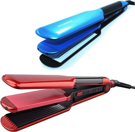 Piastra-Professionale-60w-Acconciature-Capelli-2-In-1-Liscio-Frise'-Sn-1033