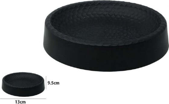 Piattino-Per-Sapone-Decorato-Nero-Portasaponetta-Moderno-Accessori-Bagno-79184
