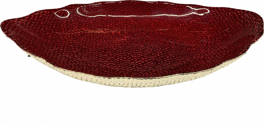 Piatto decorato con motivo natalizio Bisanzio per tavolo da festività Casa e cucina/Decorazioni per interni/Addobbi e decorazioni per ricorrenze/Decorazioni natalizie/Oggettistica MagiediNatale.it - Altamura, Commerciovirtuoso.it