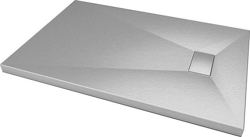 Piatto-Doccia-Acrilico-Grigio-effetto-Pietra-Ultraslim-altezza-2,6cm