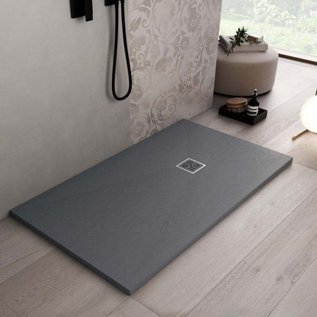 Piatto Doccia Mineralmarmo Antracite modello Roma Fai da te/Attrezzature per cucine e bagni/Attrezzature per bagni/Docce e componenti doccia/Piatti doccia StileBagno - Roma, Commerciovirtuoso.it
