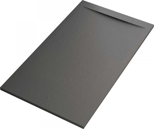 Piatto-Doccia-Mineralmarmo-effetto-Pietra-Antracite-Venice