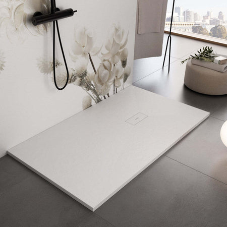 Piatto Doccia Mineralmarmo effetto pietra Bianco DUBAI Fai da te/Attrezzature per cucine e bagni/Attrezzature per bagni/Docce e componenti doccia/Piatti doccia StileBagno - Roma, Commerciovirtuoso.it