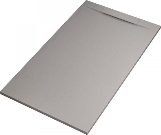Piatto-Doccia-Mineralmarmo-effetto-pietra-Grigio-Chiaro-Venice