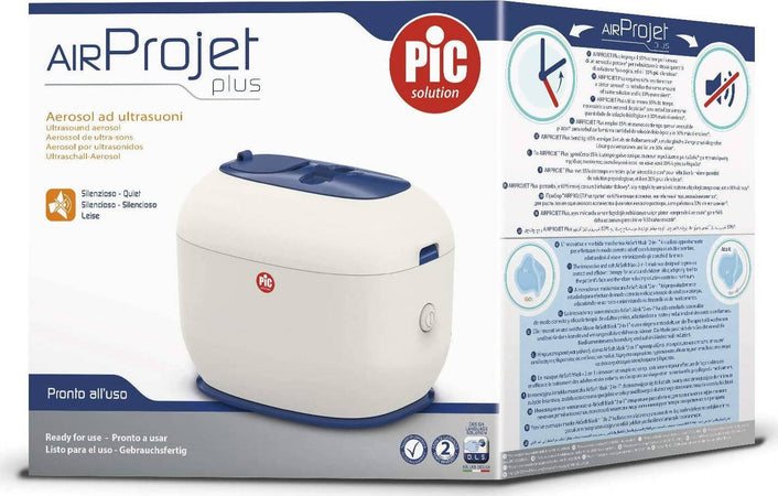 Pic Solution Air Projet Plus Aerosol Ad Ultrasuoni Silenzioso Veloce per Bambini Nebulizzazione Ad Onde Sonore Salute e cura della persona/Prodotti per la medicazione/Inalatori al vapore nebulizzatori e accessori/Inalatori e aerosol elettrici Sanitaria Gioia del Bimbo - Villa San Giovanni, Commerciovirtuoso.it