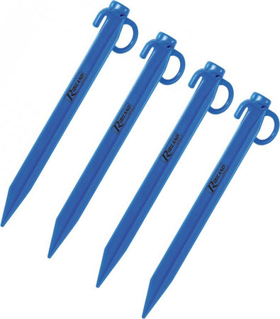 Picchetti con occhiello per teloni e coperture da campeggio e spiaggia 24 cm Sport e tempo libero/Attività ricreative all'aperto/Camping e outdoor/Accessori per tende/Picchetti La Zappa - Altamura, Commerciovirtuoso.it