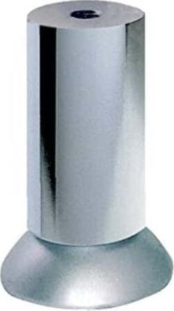 PIEDINO-IN-RESINA-TERMOPLASTICA-D35-H90-FINITURA-CROMO