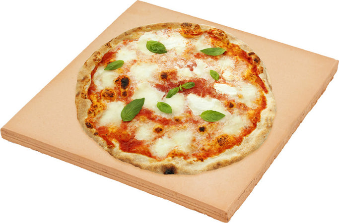 Pietra refrattaria in argilla per pizza cottura per forno elettrico 35 x 35 cm Casa e cucina/Teglie da forno e accessori per pasticceria/Placche e griglie/Teglie per pizza La Zappa - Altamura, Commerciovirtuoso.it