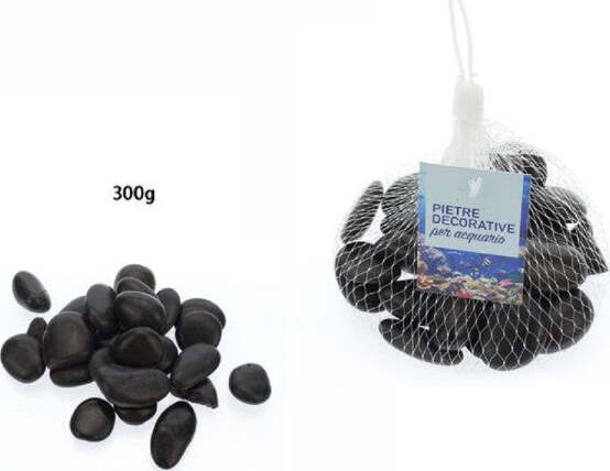Pietre-Ciottoli-Decorativi-Acquario-Neri-300gr-Decorazione-Piante-Giardino-70252
