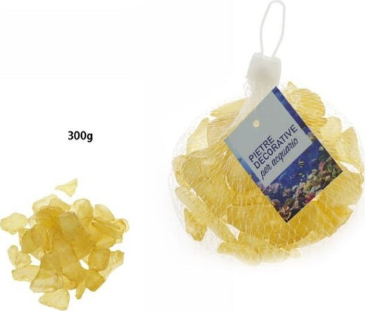 Pietre-Sassi-Sassolini-Decorativi-Gialli-Per-Acquario-Da-300gr-Decorazione-70270