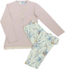Pigiama Due Pezzi Da Donna Interlock Gary Pigiama Lungo Caldo Cotone Crema Maglia Maniche Lunghe Scollo Rotondo + Pantalone Lungo Fantasia Floreale Moda/Donna/Abbigliamento/Abbigliamento da notte lingerie e intimo/Pigiami e camicie da notte/Pigiami due pezzi Puleo Casa - Palermo, Commerciovirtuoso.it