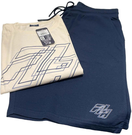 Pigiama uomo mezza manica e pantalone corto 100% cotone – Fila 1177
