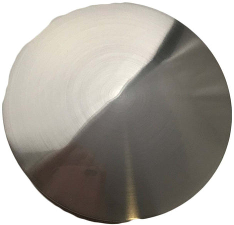 Piletta clip clap effetto acciaio inox satinato senza troppo pieno