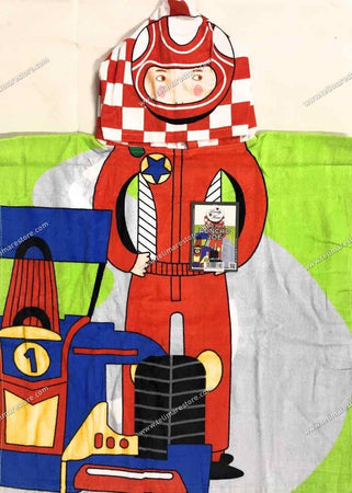 PILOTA-e-DOTTORE-Poncho-Spiaggia-120-x-60-cm-Asciugamano-Tempo-Libero-e-Sport-Taglia-Unica-Disney