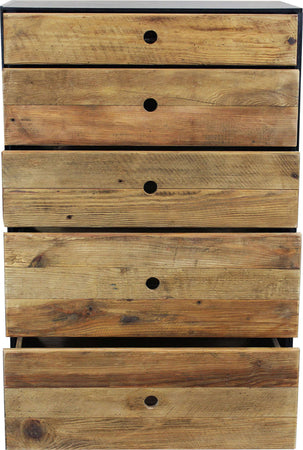 PINUS-BLACK---cassettiera-in-pino-riciclato-Marrone-Milani-Home