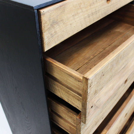 PINUS-BLACK---cassettiera-in-pino-riciclato-Marrone-Milani-Home