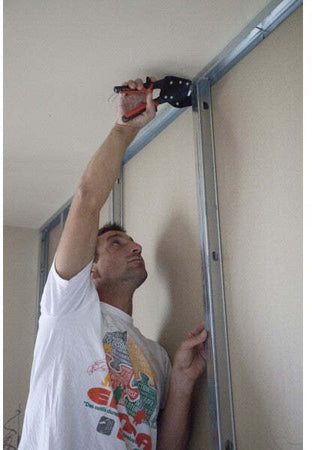 Pinza EDMA foro punzonatrice 1mm per alluminio profili cartongesso professionale
