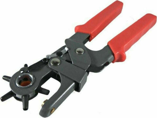 Pinza-Fustellatrice-Per-Cinture-Buchi-Fori-Cintura-Cuoio-Pelle-Testa-Girevole