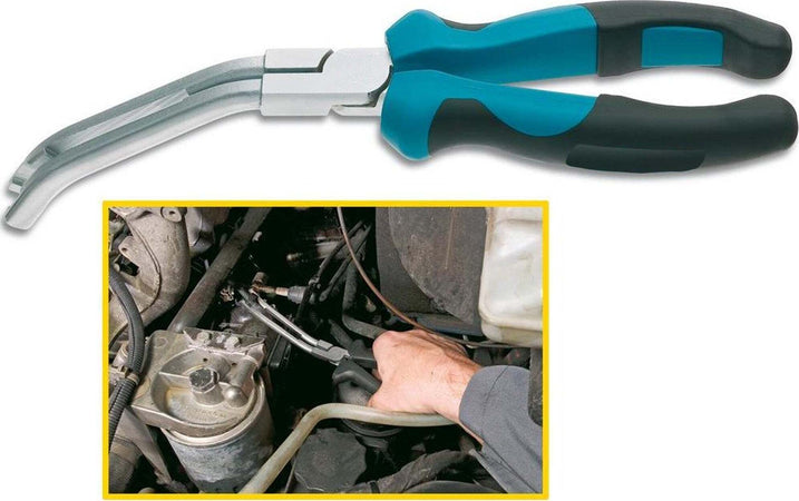 PINZA LUNGA PER CANDELE DI ACCENSIONE CURVA PER OFFICINA MECCANICO AUTO Fai da te/Utensili elettrici e a mano/Utensili a mano/Pinze e tenaglie/Pinze a becchi piegati Trade Shop italia - Napoli, Commerciovirtuoso.it