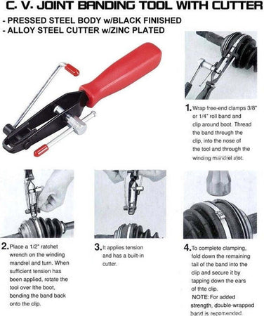 PINZA PER MONTAGGIO FASCETTE PER CUFFIE GIUNTI OMOCINETICI AUTO ATTREZZO OFFICIN Fai da te/Utensili elettrici e a mano/Utensili a mano/Pinze e tenaglie/Pinze per anelli di sicurezza Trade Shop italia - Napoli, Commerciovirtuoso.it