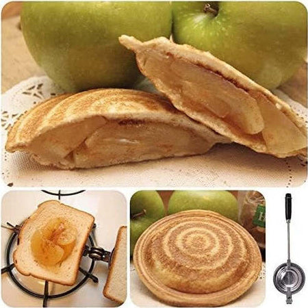 Pinza-Per-Toast-Tite-Panini-Sandwich-Tostapane-In-Alluminio-Manuale-Grill-Cucina