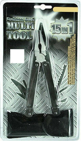 Pinza Tascabile Multifunzione Con 15 Funzioni In Acciaio Con Astuccio Utensile Casa, arredamento e bricolage > Bricolage e fai da te > Pinze e Tronchesi > Utensili Manuali Trade Shop italia - Napoli, Commerciovirtuoso.it