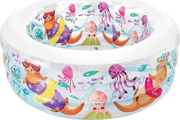 Piscina-Baby-Aquarium-Gonfiabile-Multicolore-152-X-56cm-Per-Bambini-Estate-58480