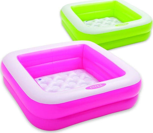Piscina baby quadrata 85 x 85 x 23 cm gonfiabile per bambini da balcone e giardino Giochi e giocattoli/Sport e giochi all'aperto/Giochi aquatici e piscine per bambini/Piscinette per bambini La Zappa - Altamura, Commerciovirtuoso.it