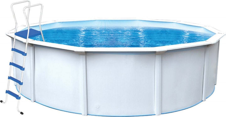 Piscina fuori terra rotonda in alluminio Steel PLUS - Ø 4,60 h.1,20 m Giardino e giardinaggio/Piscine vasche idromassaggio e accessori/Piscine/Piscine fuoriterra La Zappa - Altamura, Commerciovirtuoso.it