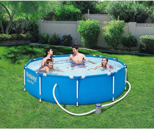 Piscina-Fuori-Terra-Steel-Pro-305x76cm-Set-Rotonda-Con-Pompa-Di-Filtraggio-56679