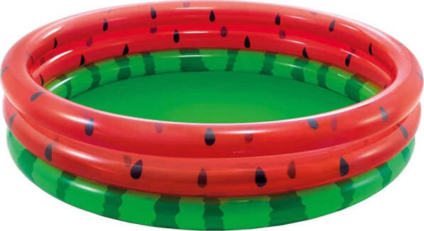 Piscina-Gonfiabile-Anguria-A-3-Anelli-Tonda-168x38-Cm-Per-Bambini-+2-Anni-58448