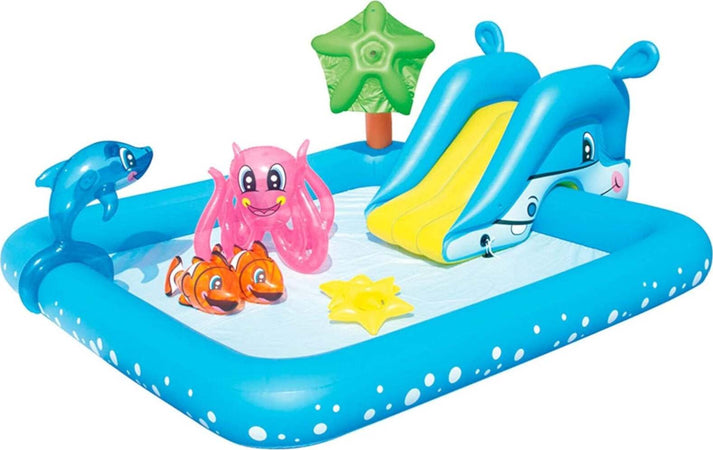 Piscina gonfiabile per bambini Bestway con scivolo e spruzzi Giochi e giocattoli/Sport e giochi all'aperto/Giochi aquatici e piscine per bambini/Piscinette per bambini La Zappa - Altamura, Commerciovirtuoso.it