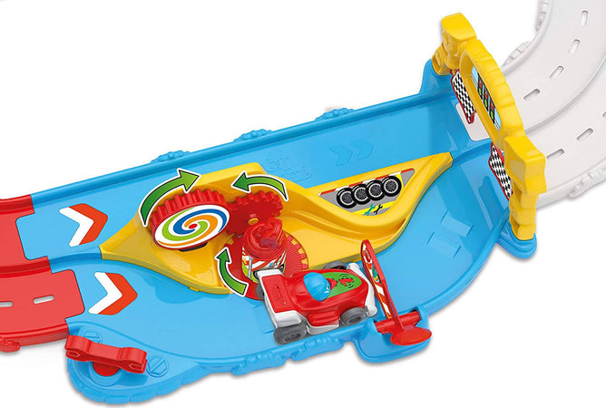 Pista Da Turbo Baby Go Clementoni Pista Da Gioco per Bambini Pista 2 Autovetture Interattive Facile Da Montare Con Adesivi Giochi e giocattoli/Veicoli/Slot car piste da corsa e accessori/Piste da corsa Mondo Bimbo - Bagnara Calabra, Commerciovirtuoso.it