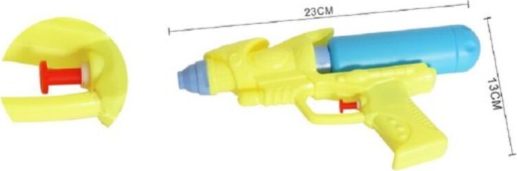 Pistola-Ad-Acqua-23x13cm-Con-Serbatoio-Gioco-Bambini-Mare-Colori-Assortiti-605442