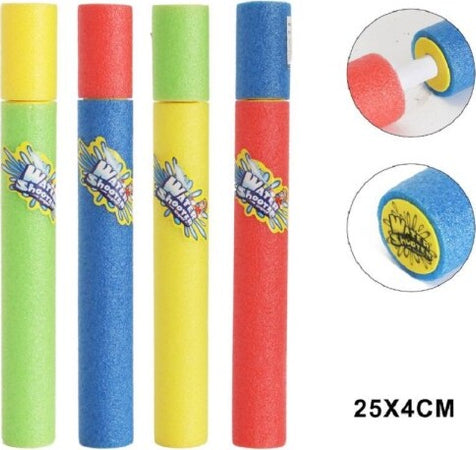 Pistola-Ad-Acqua-25x4cm-Tubo-Sparatutto-In-Schiuma-Gioco-Estivo-Spiaggia-605463