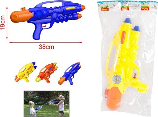 Pistola-Ad-Acqua-Con-Serbatoio-38-X-19-Cm-Gioco-Bambini-Colori-Assortiti-2904370