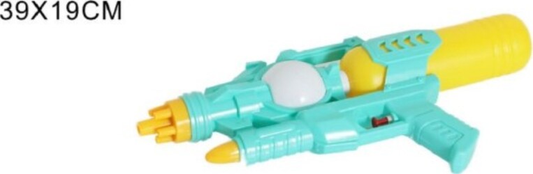 Pistola-Ad-Acqua-Serbatoio-39x19cm-Giocattolo-Bambini-Estate-Vari-Colori-605452
