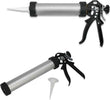 Pistola-Per-Cartuccia-Silicone-Fughe-240-Mm-In-Alluminio-Professionale-Beccuccio
