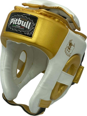 Pitbull-Casco-protettivo-boxing-equipment-Bianco/Oro