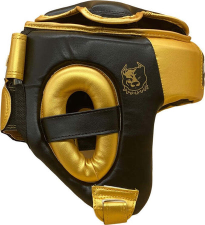 Pitbull-Casco-protettivo-boxing-equipment-Nero/Oro