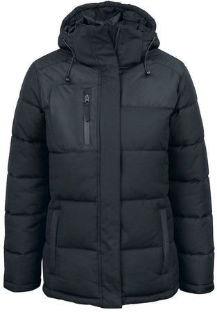 Piumino Uomo Giacca Invernale Nera O Blu Con Cappuccio Removibile Tessuto Impermeabile E Traspirante Tasche Laterali Con Zip Clique Colorado 020932