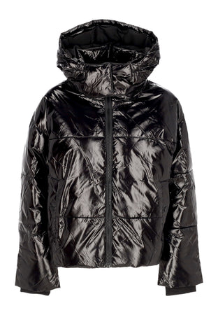 DISCLAIMER Piumino Donna W Logo Padded Jacket Black da donna