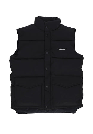 IUTER Piumino Smanicato Uomo Puff Vest Black da uomo