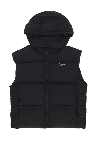 KARL KANI Piumino Smanicato Uomo Small Signature Puffer Vest Black da uomo