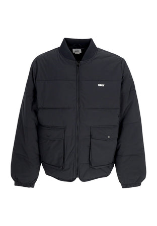 OBEY Piumino Uomo Charlie Jacket Black da uomo