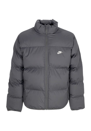 Nike Piumino Uomo Club Puffer Jacket Iron Grey/white da uomo