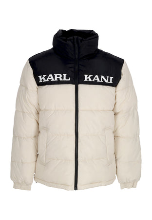 KARL KANI Piumino Uomo Retro Essential Puffer Jacket Light Sand da uomo