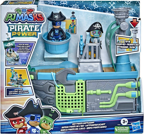 Pj Masks, Navicella Pigiapirati Del Cielo, Giocattolo Per Età Prescolare, Playset Veicolo Con 2 Action Figure, Per Bambini Dai 3 Anni In Su, Multicolore Giochi e giocattoli/Personaggi giocattolo/Set da gioco con pupazzetti Cartoleria Deja Vu - Crotone, Commerciovirtuoso.it
